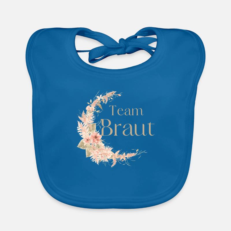 Team Braut Boho Baby Bio-Lätzchen