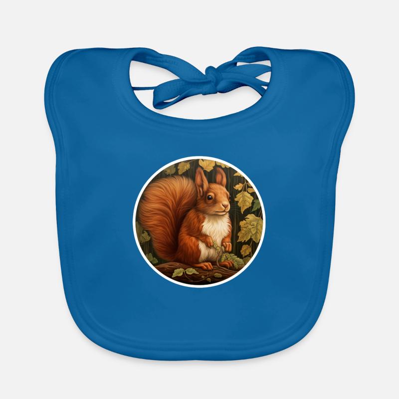 Écureuil Mignon Bavoir bio Bébé