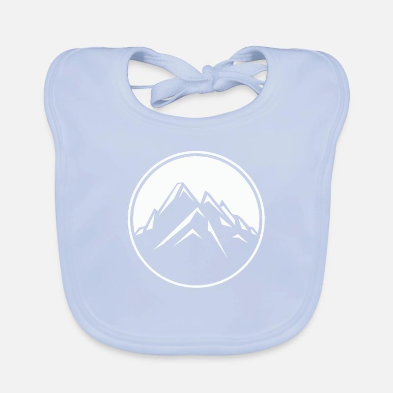 mountains Organic Baby Bibs