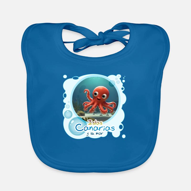 Tintenfisch Baby Bio-Lätzchen