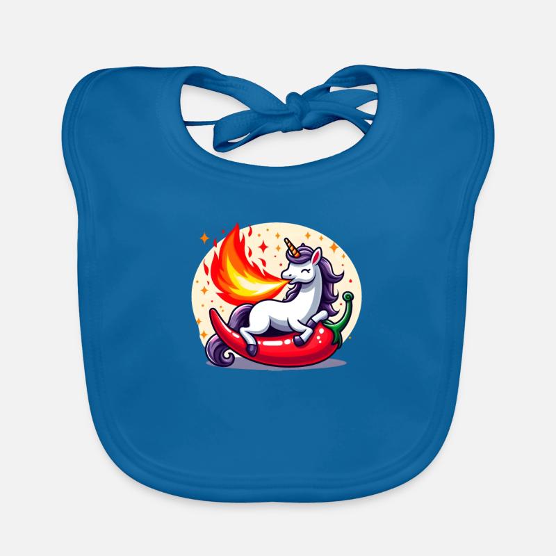 Unicorn Sharpness Organic Baby Bibs