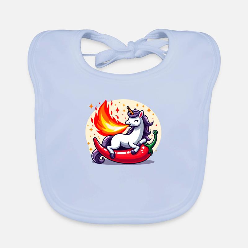 Unicorn Sharpness Organic Baby Bibs
