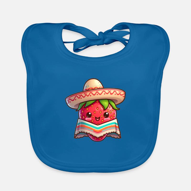 Fraise mexicaine Bavoir bio Bébé