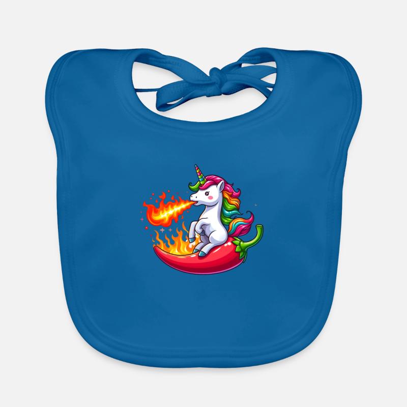 Einhorn Schärfe Baby Bio-Lätzchen