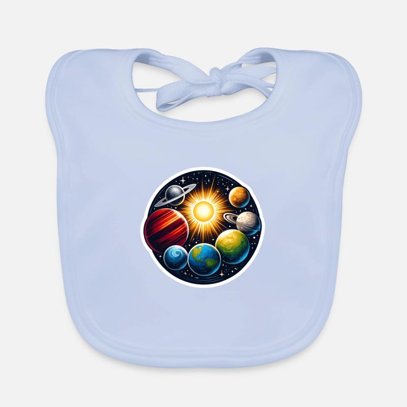 Solar system Organic Baby Bibs
