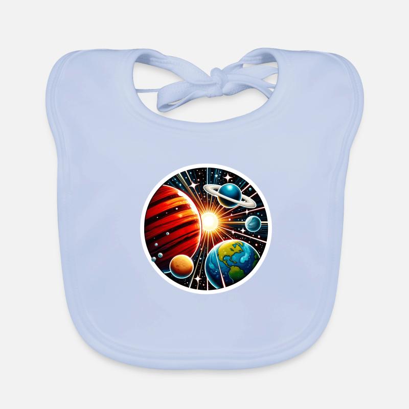 Solar system Organic Baby Bibs