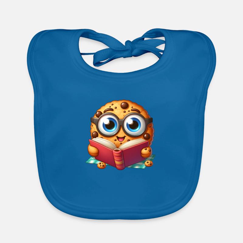 Cookie liest Buch Baby Bio-Lätzchen