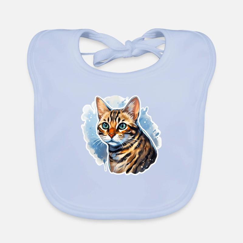 Chat Bengali Bavoir bio Bébé