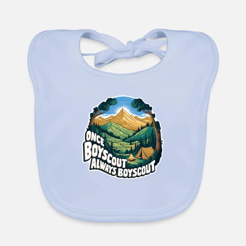 Once a camper, always a camper, pure nature experience Organic Baby Bibs