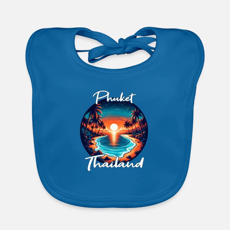 Sunset in Phuket Organic Baby Bibs
