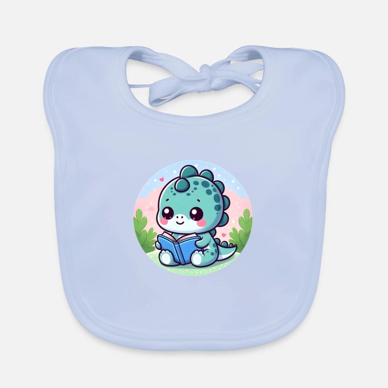 Lire dinosaure Bavoir bio Bébé