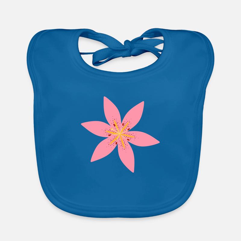Fleur de lys Bavoir bio Bébé