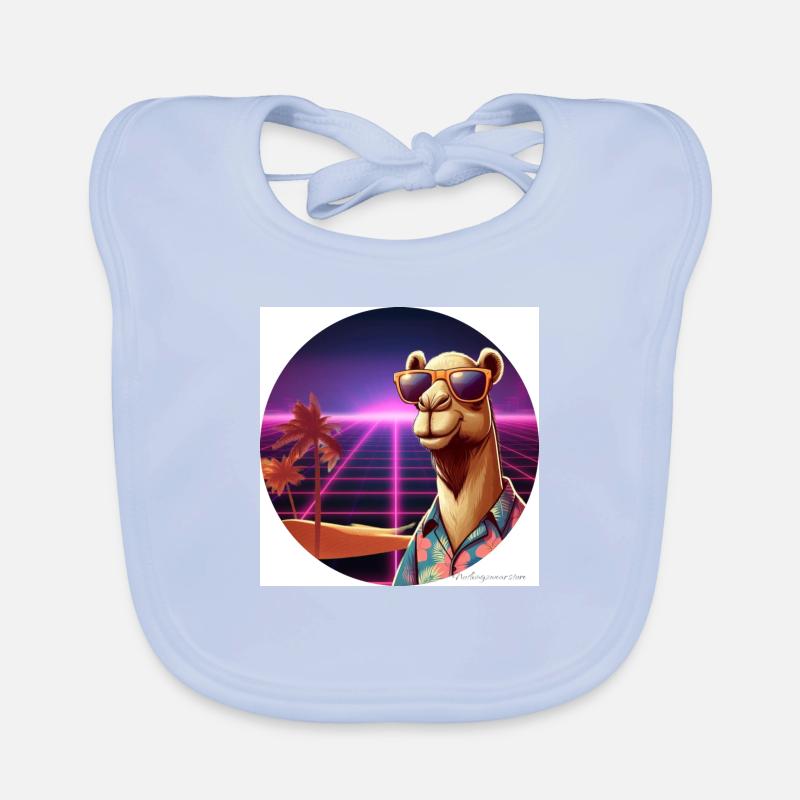 Cooles Kamel Baby Bio-Lätzchen