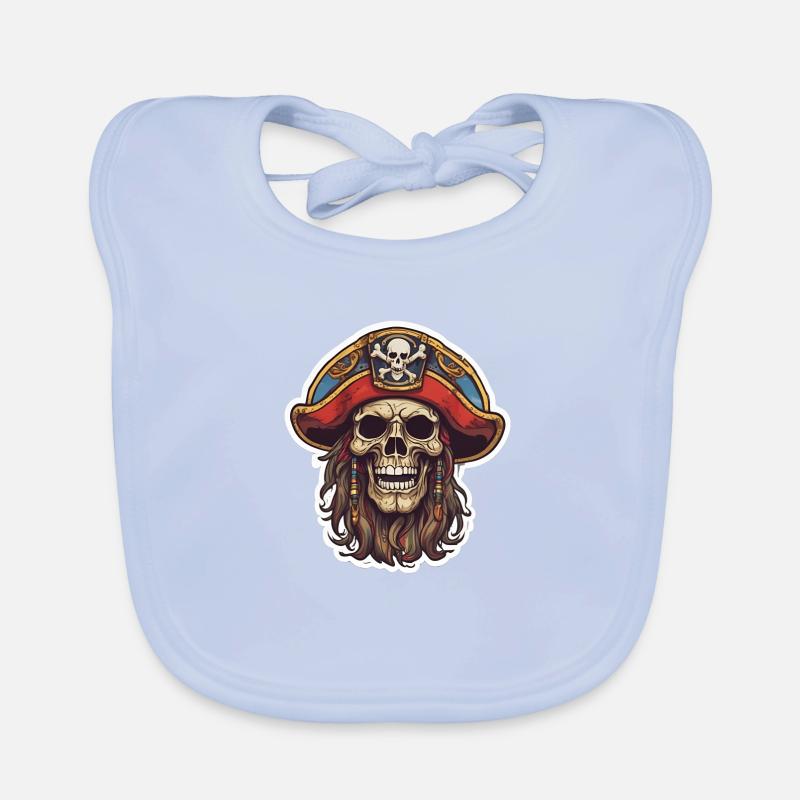 LOGO PIRATE 2 Bavoir bio Bébé