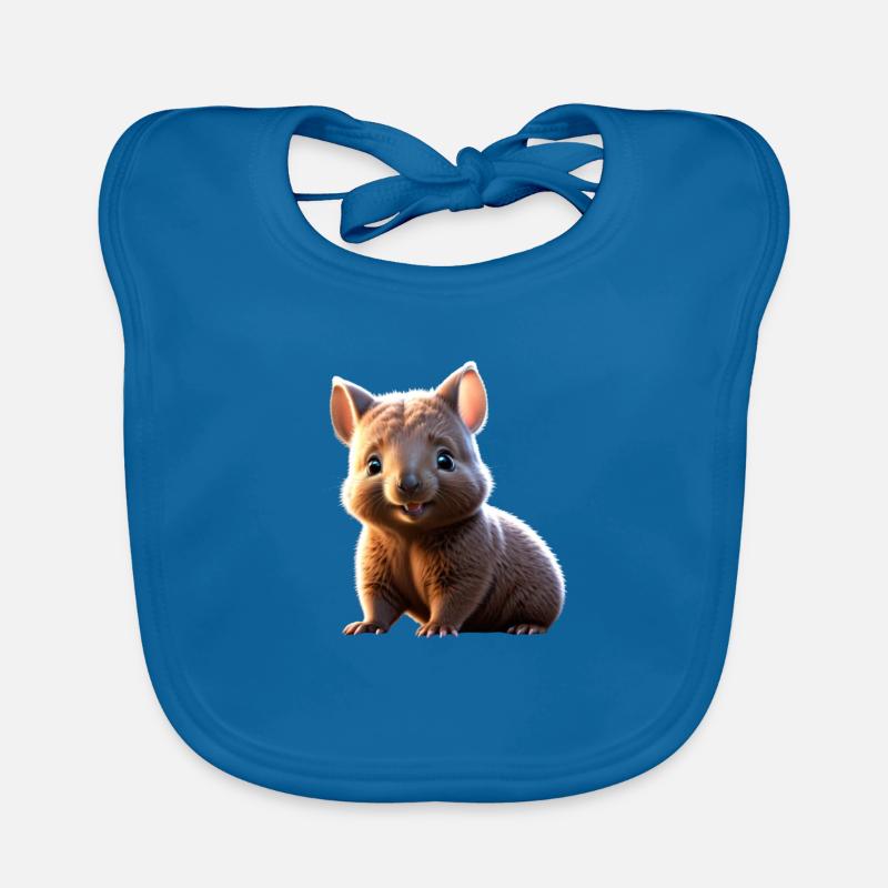 Tiny Wombat/ Kleiner Wombat Baby Bio-Lätzchen