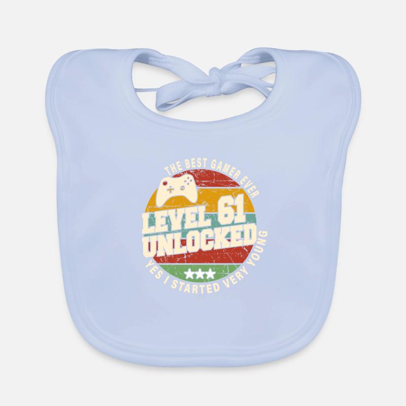 Original 1963 61. Geburtstag Retro Geschenk Baby Bio-Lätzchen