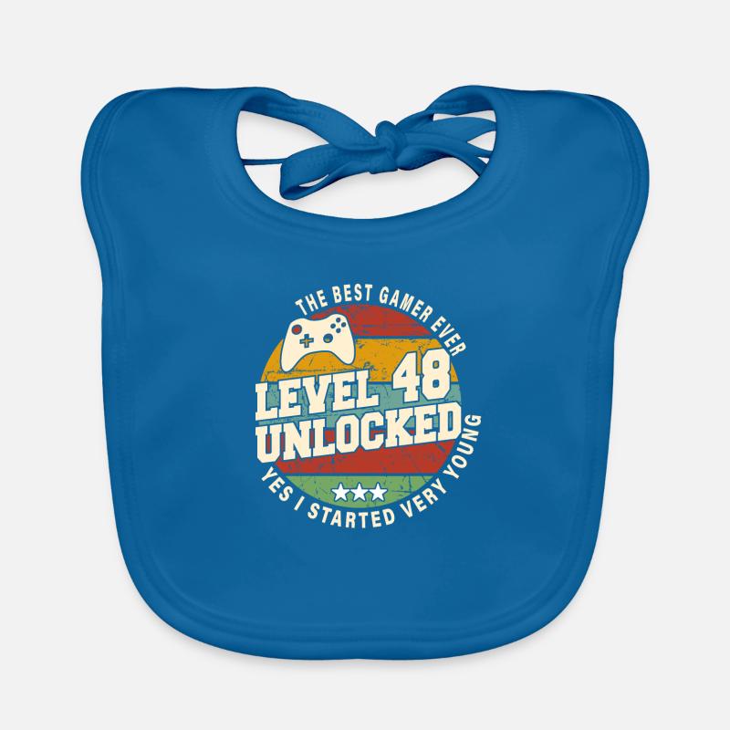 Original 1976 48th Anniversary Retro Gift Organic Baby Bibs