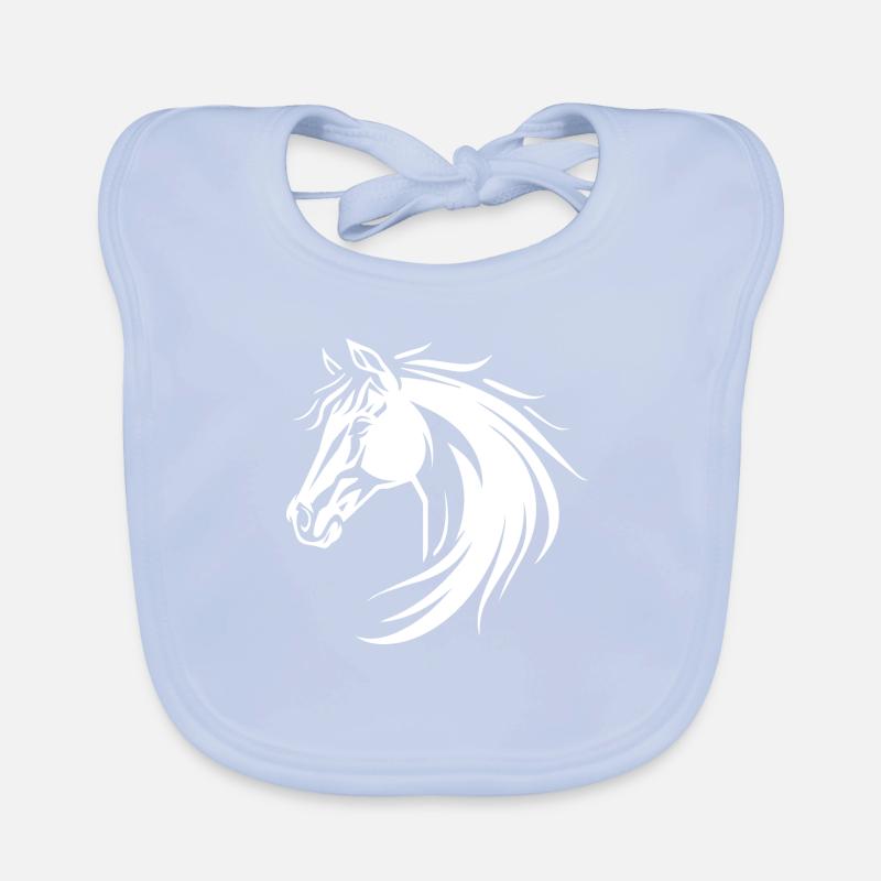 Cheval Bavoir bio Bébé