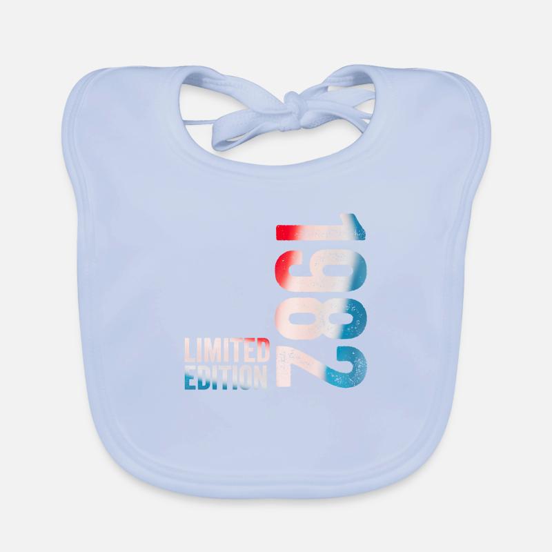 Geburtstagsgeschenk 1982 Limitierte Auflage 1982 Baby Bio-Lätzchen