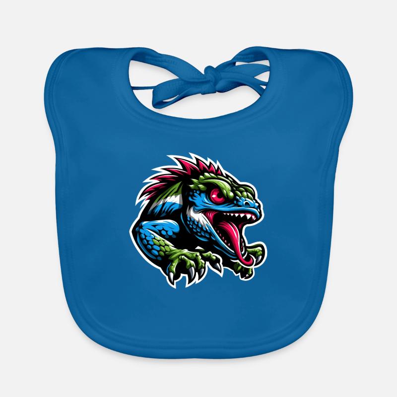 Caméléon Bavoir bio Bébé