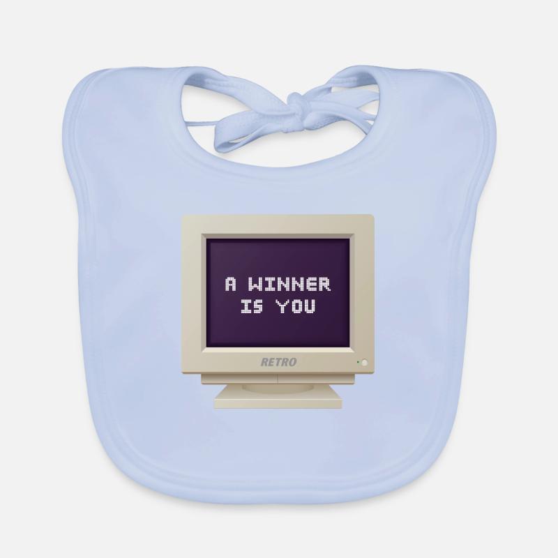 CRT Design - Ein Gewinner sind Sie Baby Bio-Lätzchen