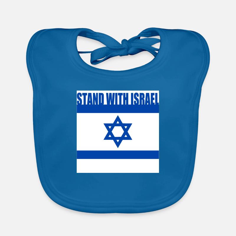 Stand with israel Organic Baby Bibs