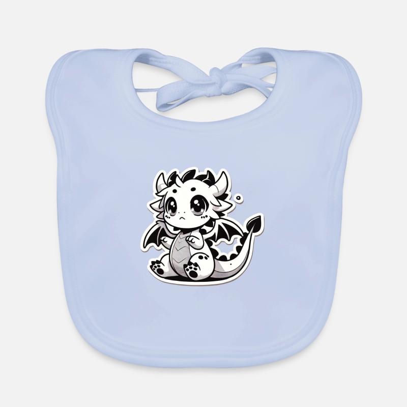 Bébé dragon - Mignon et féroce Bavoir bio Bébé
