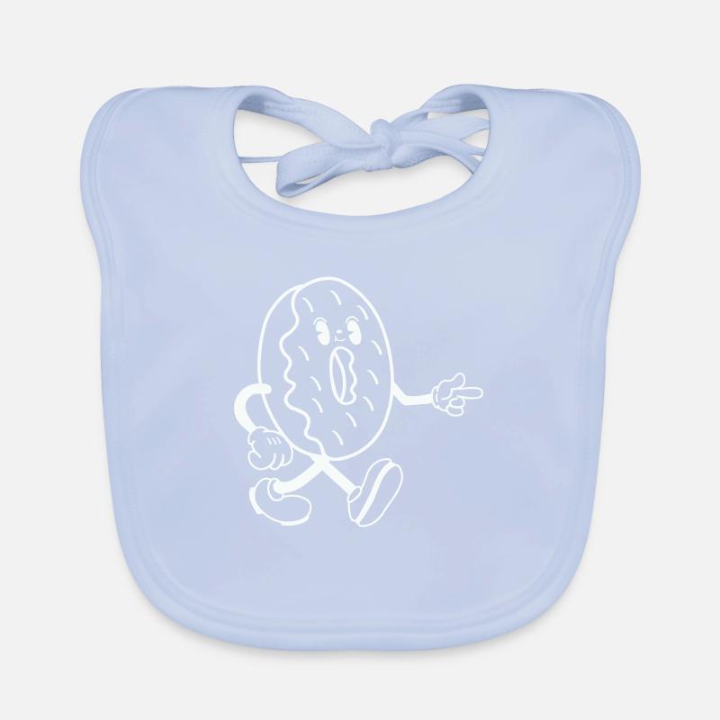 Donut Comic Organic Baby Bibs