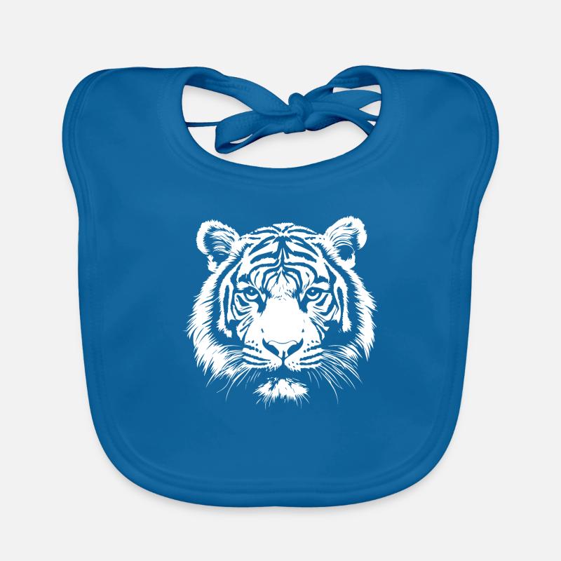 Visage de tigre Bavoir bio Bébé