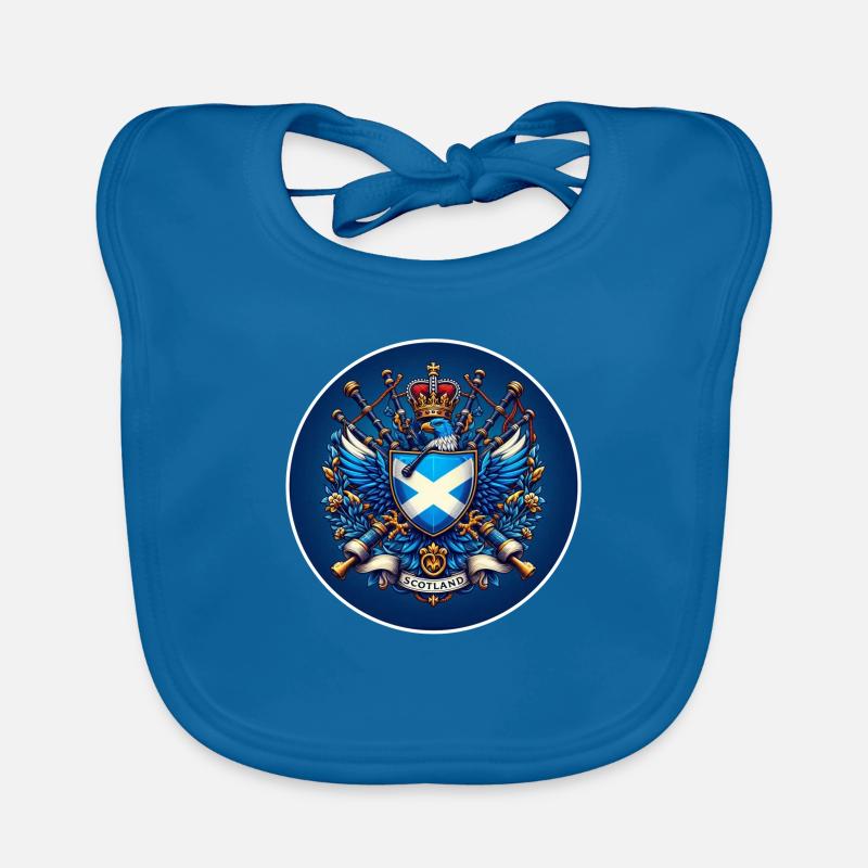 Scotland Logo Baby Bio-Lätzchen