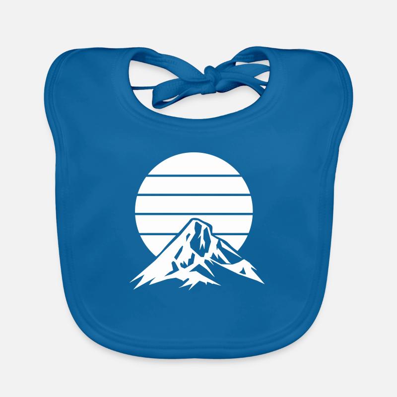 mountains mountains Organic Baby Bibs