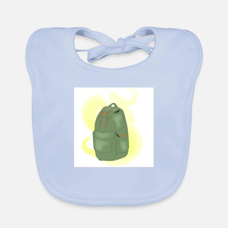 Mountain backpack Organic Baby Bibs