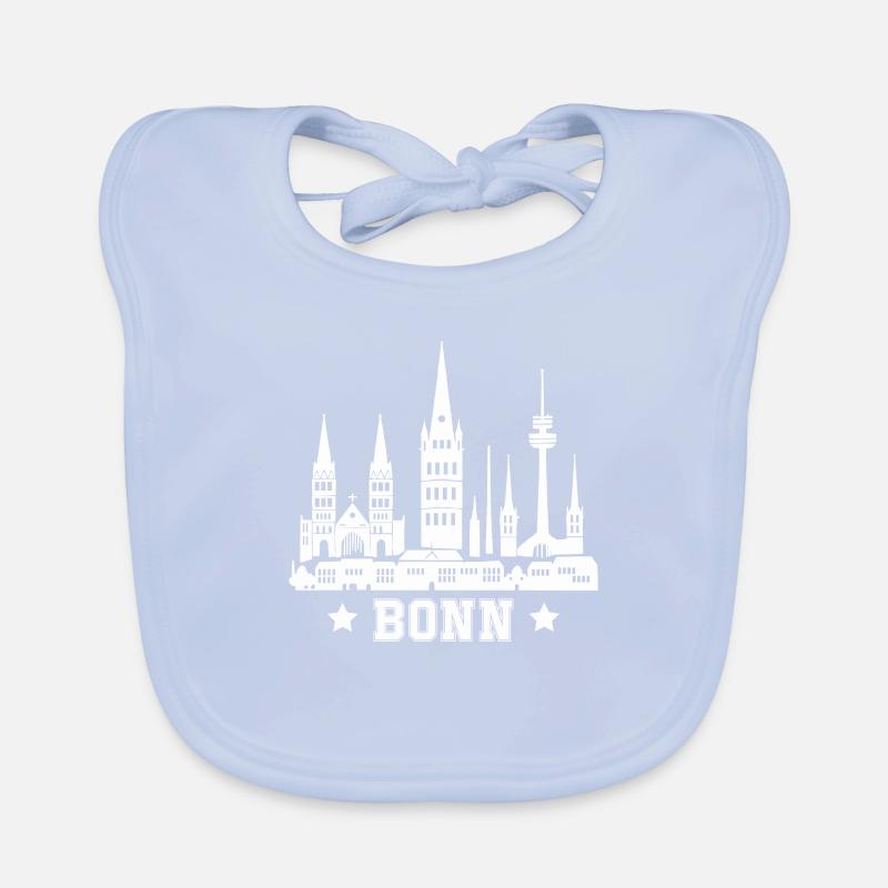 Horizon de la ville de Bonn Bavoir bio Bébé