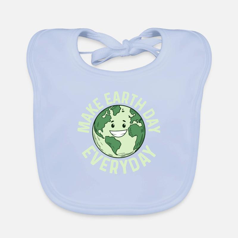 Make Earth Day Everyday Planet Environmental Baby Bio-Lätzchen