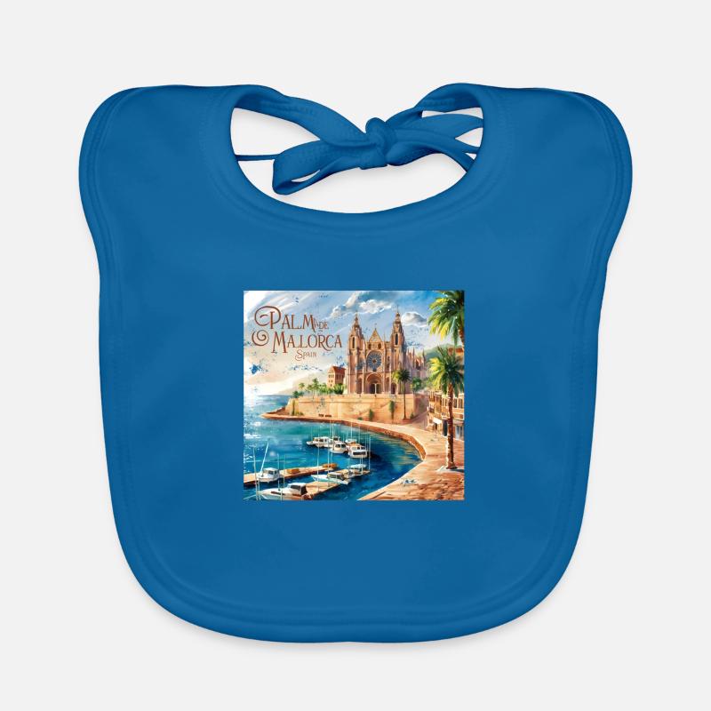 Palma de Majorque Bavoir bio Bébé