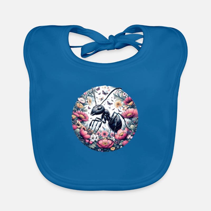 Fleurs de fourmis Bavoir bio Bébé