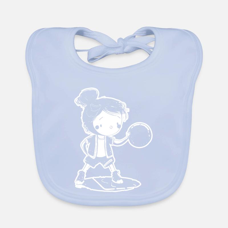 Petit basketteur Bavoir bio Bébé
