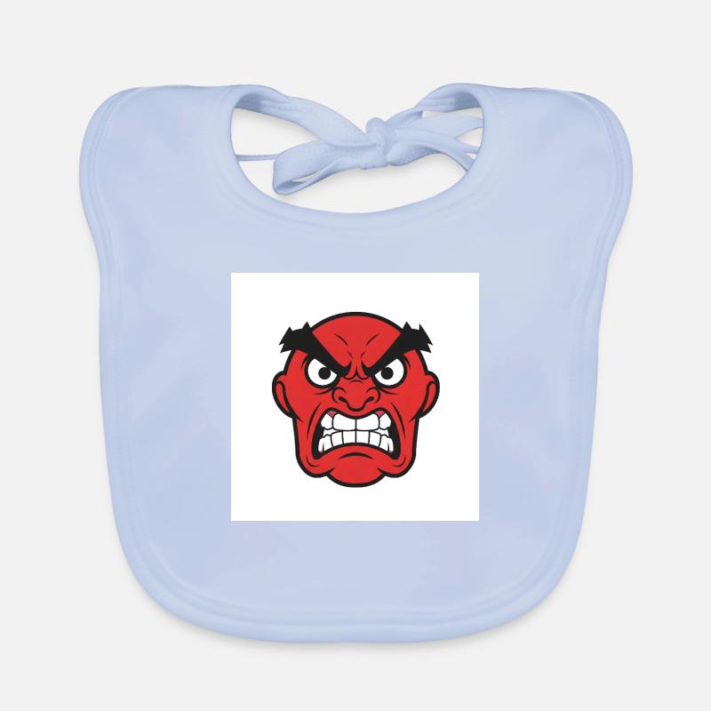 Expressive rage: A powerful display Organic Baby Bibs