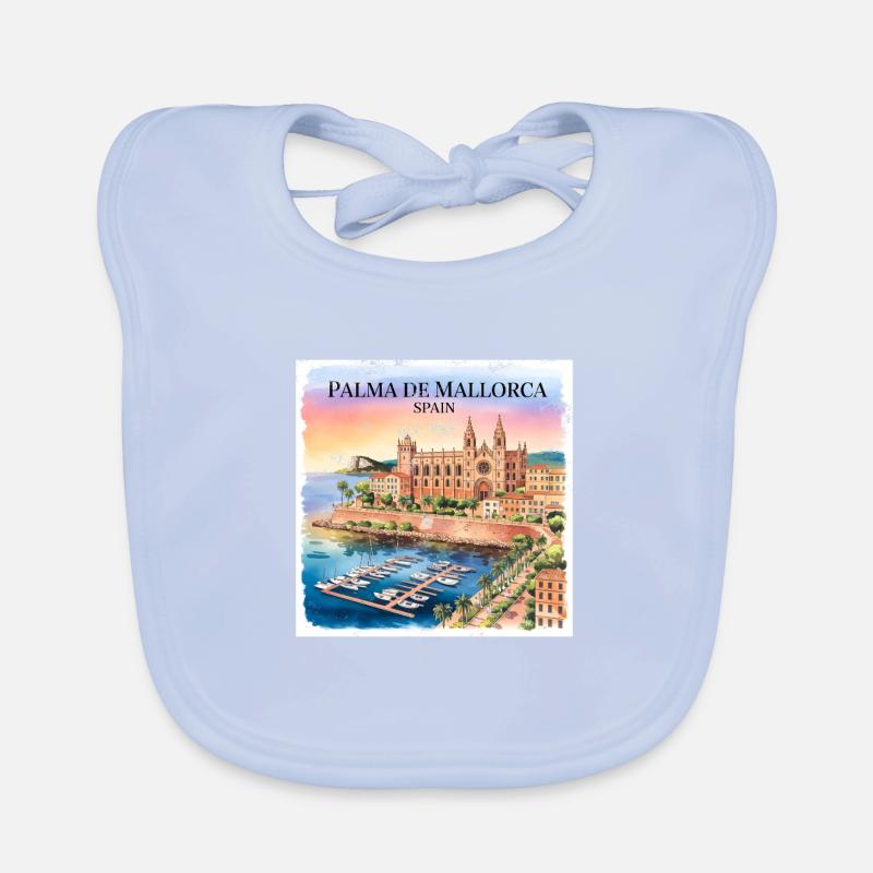 Palma de Mallorca Baby Bio-Lätzchen