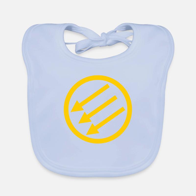 Järnfronten / Eiserne Front / Iron Front Organic Baby Bibs