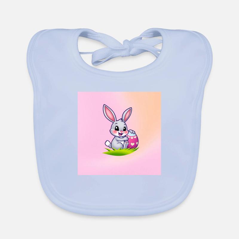 Bunte Ostern Baby Bio-Lätzchen
