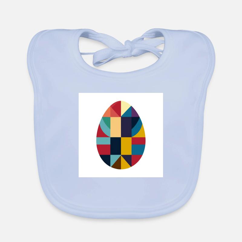 Conception d’oeuf de Pâques n°06 Bavoir bio Bébé