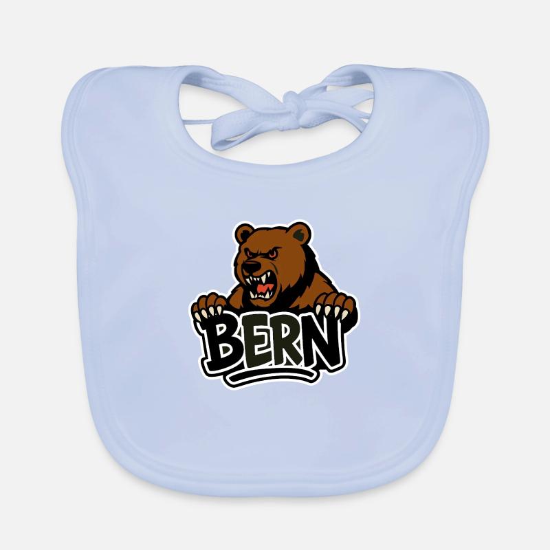 Ours bernois Bavoir bio Bébé
