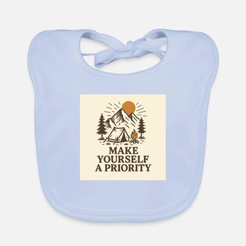 MAKE YOURSELF A PRIORITY Baby Bio-Lätzchen