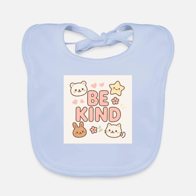 Be kind - Cute design Baby Bio-Lätzchen