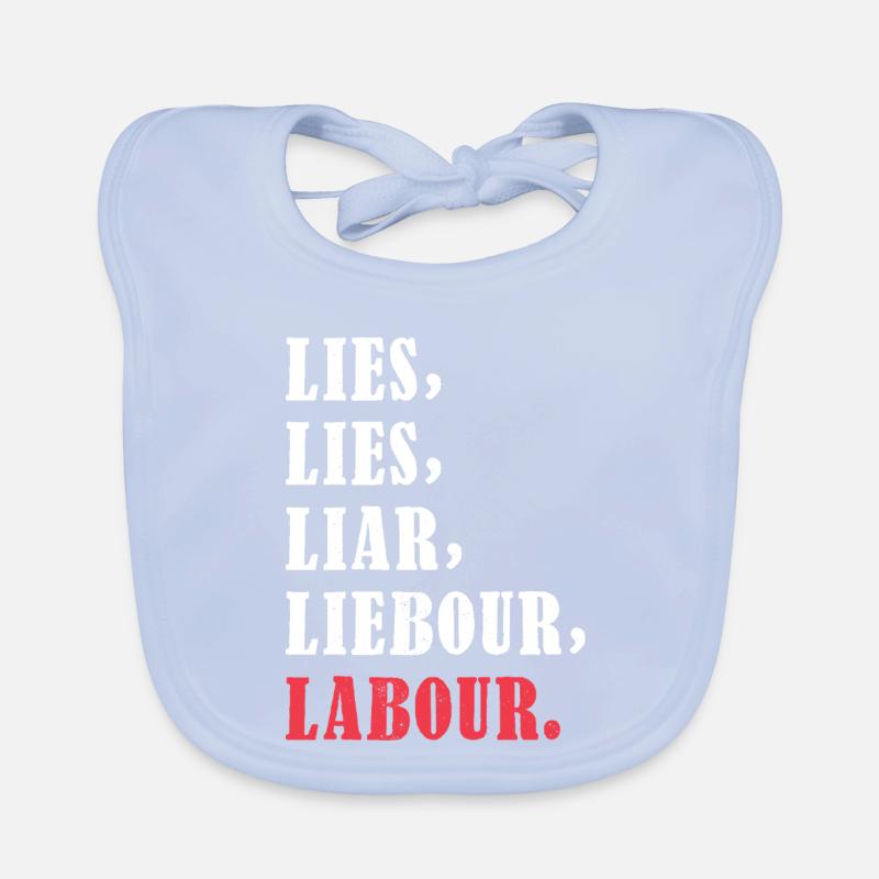 Conception typographique de slogan anti-ouvrier audacieuse Bavoir bio Bébé