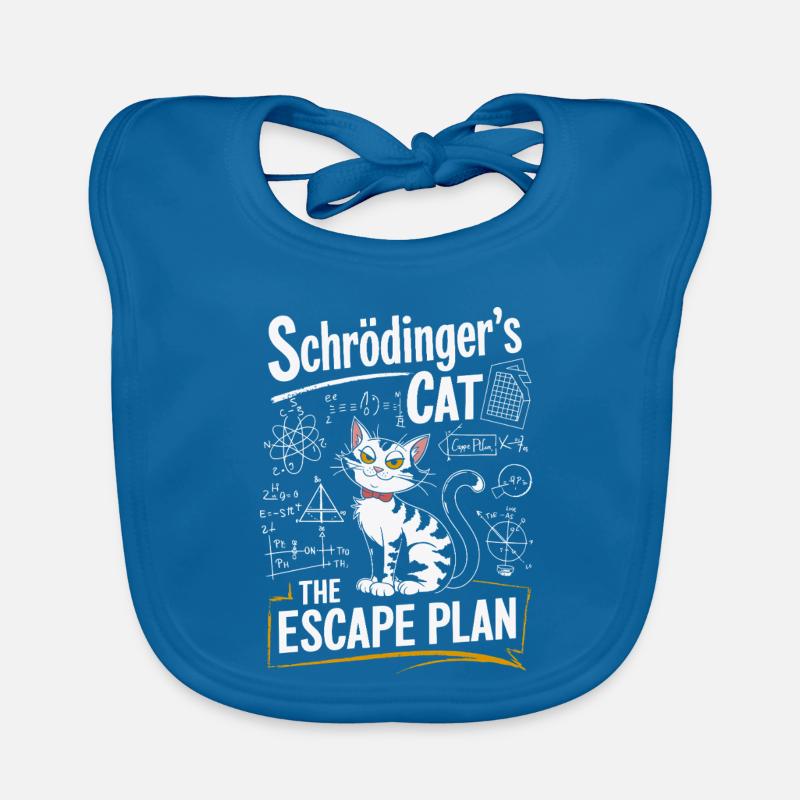 Chat Schrödinger : le plan d’évasion Bavoir bio Bébé