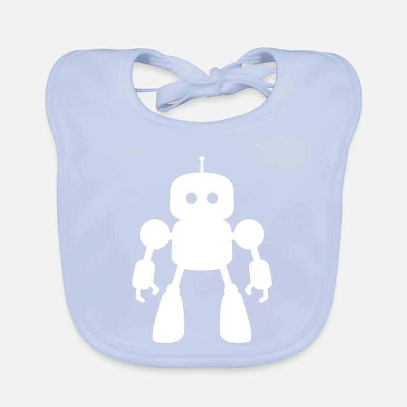 Robots – Intelligence artificielle Conception de science-fiction Bavoir bio Bébé