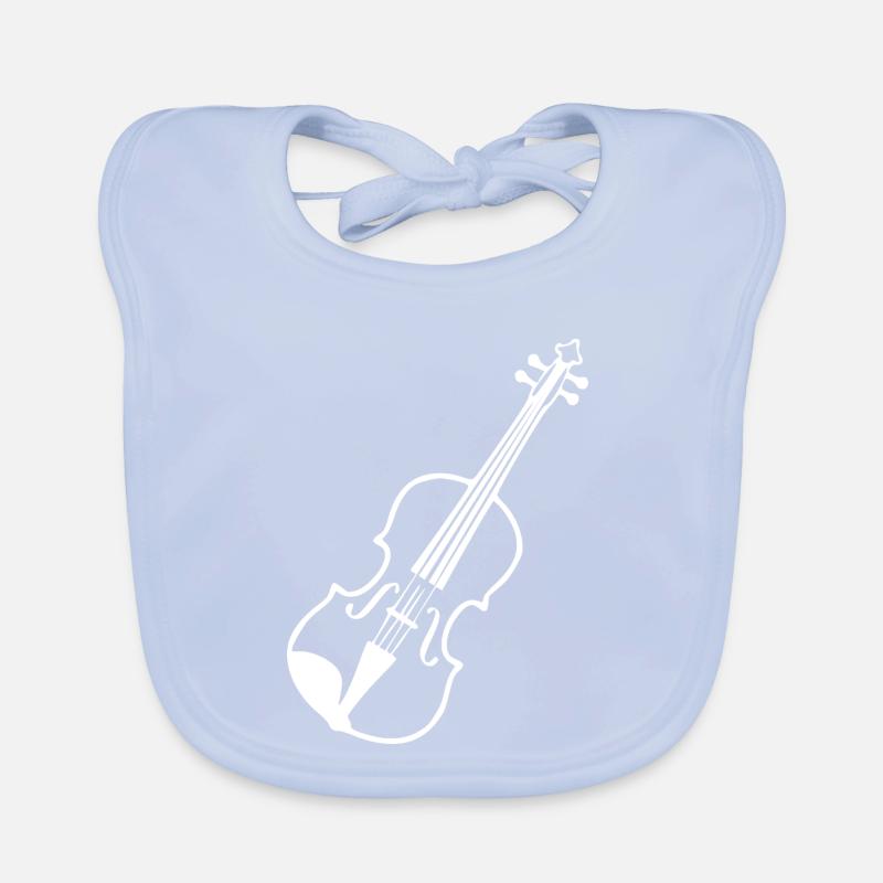 Violin Violin Music Organic Baby Bibs