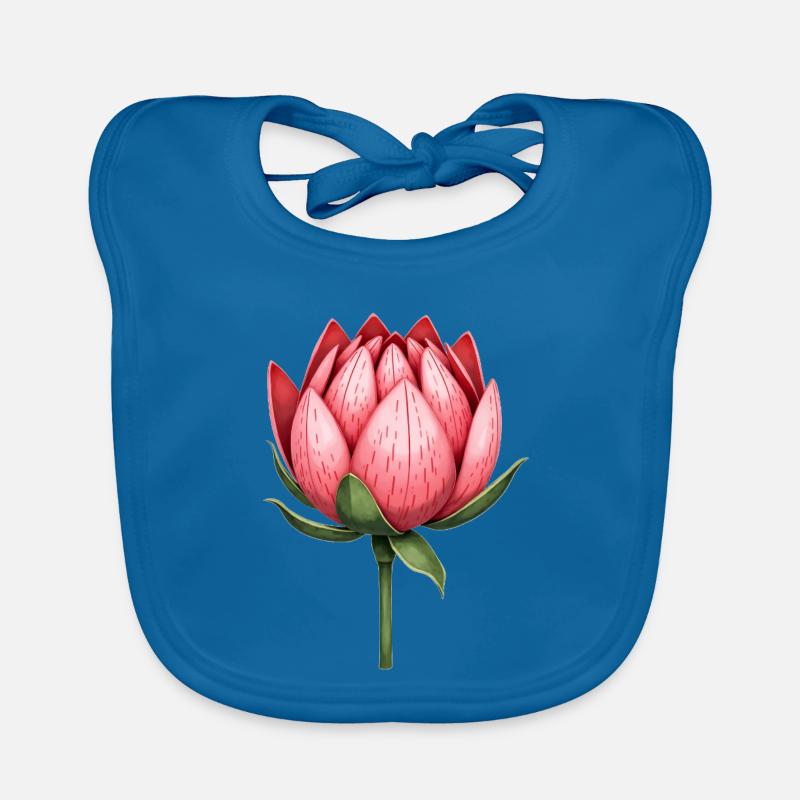 Sucriers Fleurs de Protéa Bavoir bio Bébé